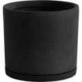 Thumbnail photo of Plant Pot with saucerlarge-black