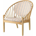 Thumbnail photo of Poul M. Volther Armchair - J166 Jørna - Black/beige