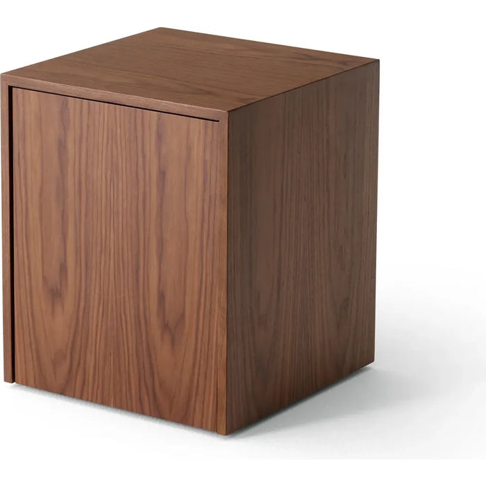 Photo of Mass Side Table With Drawer Walnut