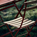 Thumbnail photo of Bistro Natural Chair, Cotton White - Garden chairs - White - Metal/wood