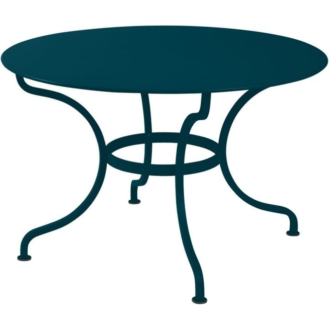 Photo of Romane Table Ø 137 Cm, Acapulco Blue - Matbord Utomhus - Blå - Metall