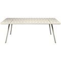 Thumbnail photo of Luxembourg Table 207 X 100, Clay Grey - Outdoor Dining Table - Frédéric Sofia - Green,Grey - Metal