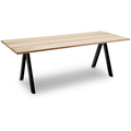 Thumbnail photo of Overlap Table, Western Red Cedar Fsc Mix, Steel / Anthracite Black - Matbord Utomhus - Taf Studio - Grå - Metall/trä