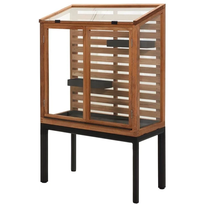 Photo of Drop Greenhouse Teak-lava Grey Frame