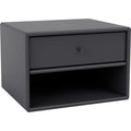 Thumbnail photo of Dash Nightstand, Suspension Rail - Anthracite - Bedside Table - Peter J. Lassen - Black - Mdf