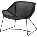Thumbnail photo of Breeze Highback Lounge Chair Cushion - Outdoor Cushions - Dark Grey - Cane-line Focus - W: 75 x D: 55 x H: 2 cm