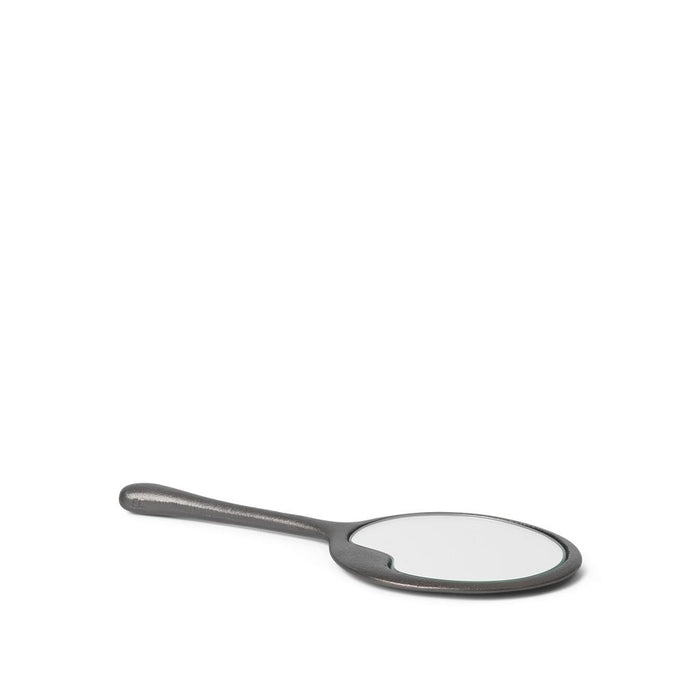 Photo of Lava Hand Mirror 12,7x29 Cm - Blackened Aluminium