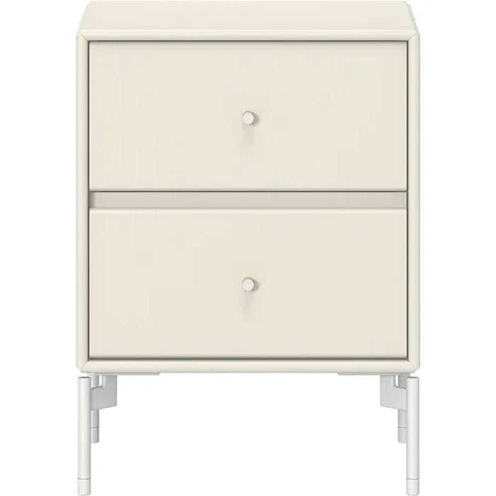 Photo of Drift Drawer Module - Vanilla / Snow Legs - Bedside Table - White - Mdf