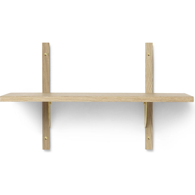 Photo of Sector Shelf - Hylde - Eg/messing - S/n - W: 54 X D: 22,1 X H: 34 Cm