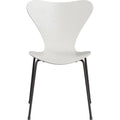 Thumbnail photo of 3107 Seven, Coloured Ash, Venetian Red, Underframe Warm Graphite - Dining chairs - Arne Jacobsen - Red - Metal/wood