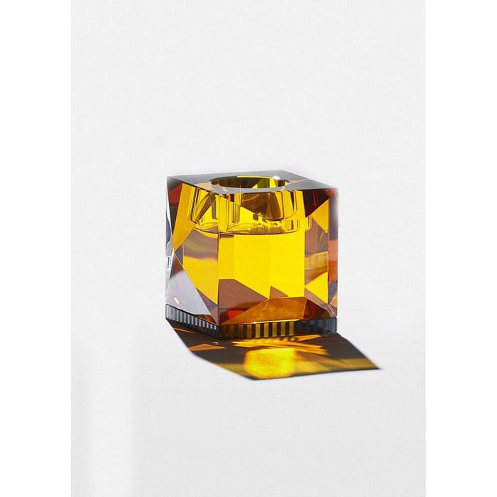 Ophelia Amber T-light Holder - Ljusstakar & Ljuslyktor - Andrea Larsson - Transparent