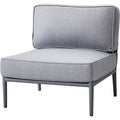 Conic Single Modul, Light Grey, Cane-line Airtouch - Utomhussoffor - Foersom & Hiort-lorenzen Mdd