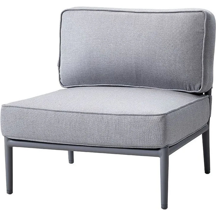 Conic Single Modul, Light Grey, Cane-line Airtouch - Utomhussoffor - Foersom & Hiort-lorenzen Mdd