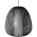 Thumbnail photo of Hanging Lamp Twiggy Egg Brown Bamboo Ø60cm