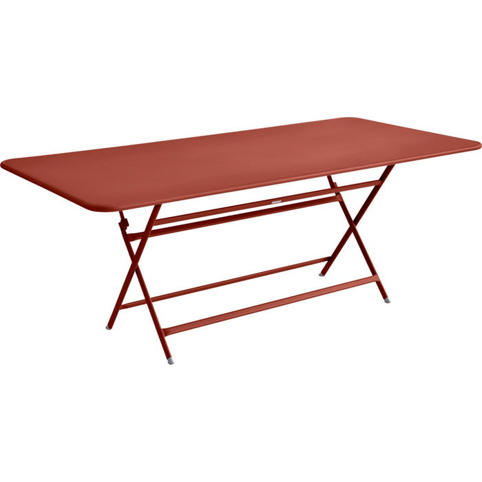 Photo of Caractère Table 190x90 Cm Red Ochre 20 - Matbord Utomhus - Studio Fermob - Röd - Metall
