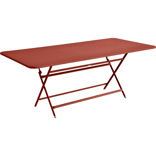 Photo of Caractère Table 190x90 Cm Red Ochre 20 - Matbord Utomhus - Studio Fermob - Röd - Metall