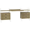 Thumbnail photo of String Floorboard 85, White, 2-pack - Shelving - Nils Strinning - White - Metal