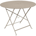 Thumbnail photo of Floréal Table Ø 96 cm, Nutmeg - Outdoor dining table - Beige - Metal