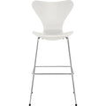 3197 Sjuan Coloured Ash Veneer - White - Bar stools & Bar stools - Arne Jacobsen - White - Metal/wood