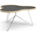 Thumbnail photo of Flower Table 84x90 Cm Black, 45cm, Oak Edge