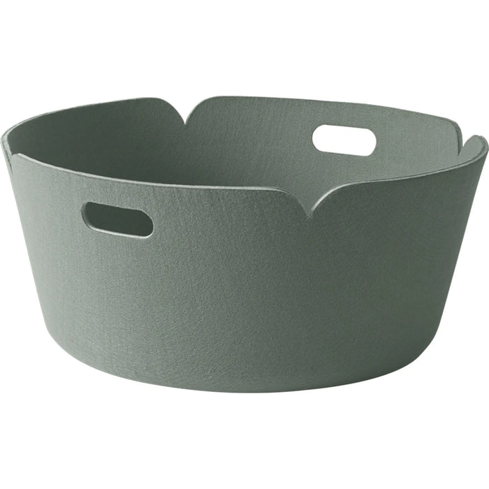 Photo of Restore Round Basket - Dusty Green - Small Storage