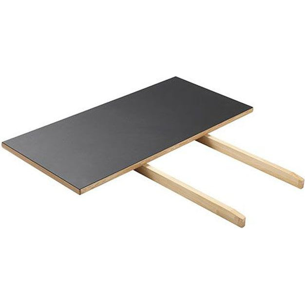 Photo of C35 Table Extension Leaf 82x37 Cm Black-oak Nature Lacquered