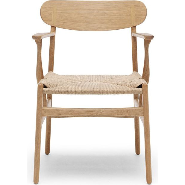 Photo of Ch26 dining chair by Hans J. Wegner (black, oak