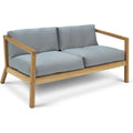 Thumbnail photo of Virkelyst Sofa - Teak - Fossflakes Padding - Outdoor Textile