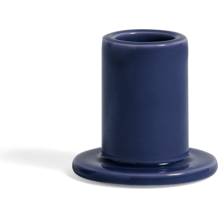 Tube Candleholder Small Midnight Blue - Candlesticks & Candle Holders - Blue