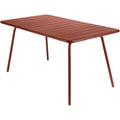 Thumbnail photo of Luxembourg Table 165 x 100 cm - Red Ochre - Outdoor Dining Table - Metal