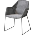Thumbnail photo of Breeze Chair 5467 Li/ls/lw - Garden Chair - White-Grey - B: 60 X D: 62 X H: 83 X Sh: 45 Cm