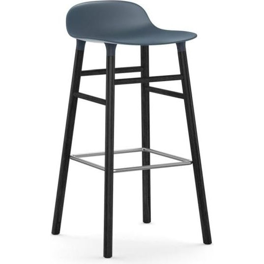 Photo of Form Bar Stool 75 Cm Black Oak
