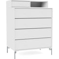 Thumbnail photo of Keep Chest Of Drawers - New White / Matt Chrome Legs - Byråer - Peter J. Lassen - Vit - Trä
