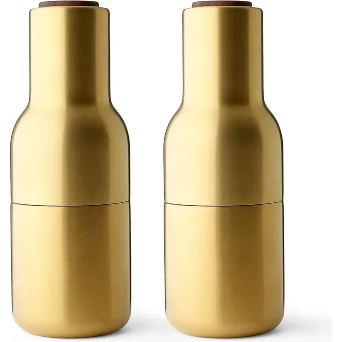 Photo of Bottle Grinder Brushed Brass/walnut - Norm Architects - Guld