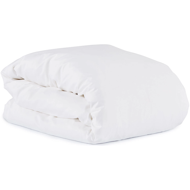 Photo of Satina Duvet cover eco, white, 150 x 210 - duvet cover - white
