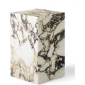 Plinth Tall Calacatta Viola Marble - Småbord & Sidobord - Norm Architects - Rosa - Sten