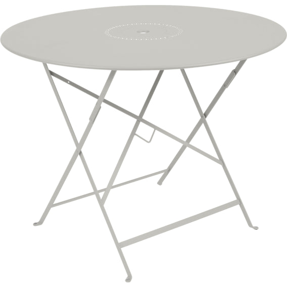 Photo of Floréal Table 96 cm Clay Grey A5 - Outdoor Dining Table - Green,Grey - Metal