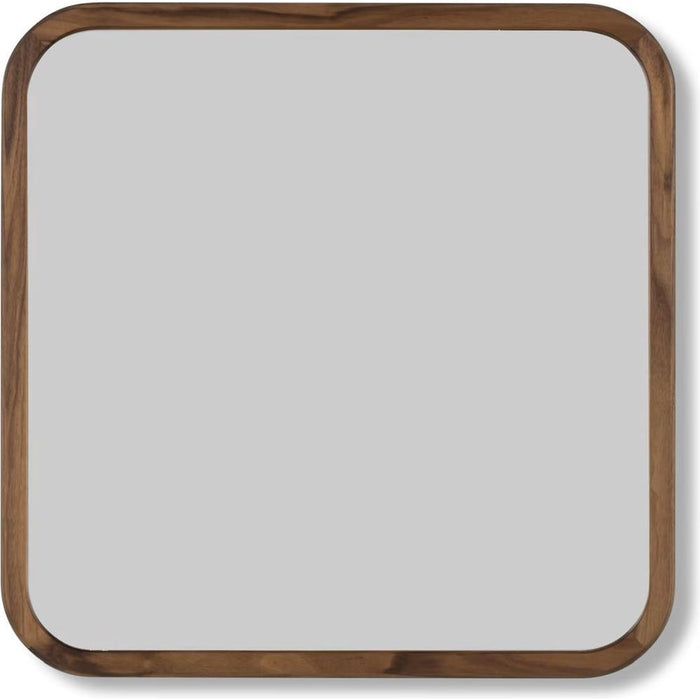 Photo of Silhouette Mirror 70x70 cm - Walnut