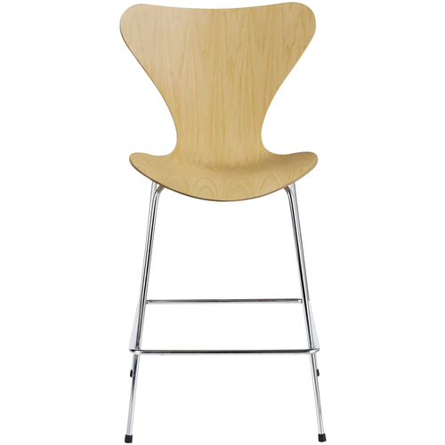 Photo of 3187 Sjuan, Ash veneer - Bar stools & Bar stools - Arne Jacobsen - Wood - Metal/wood
