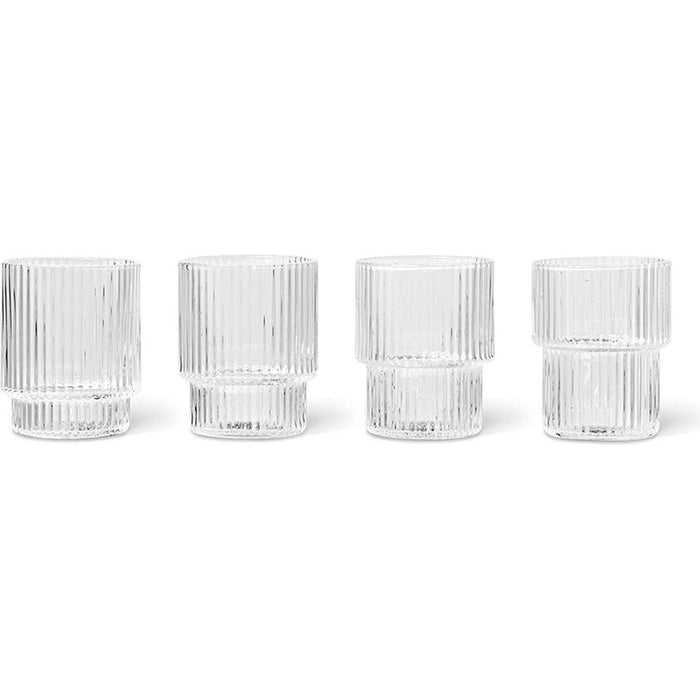Photo of Ripple Small Glass (set Of 4) - Glas