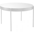 Thumbnail photo of Serie 430 Table Ø160, White, Fenix Laminate Top, Powder Coated Metal Legs - Matbord - Verner Panton - Vit - Mdf/laminat/metall