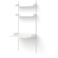 Thumbnail photo of New Works Study Shelf - Reolsystem - White / White - H190 X W83,5 X D60,5 Cm