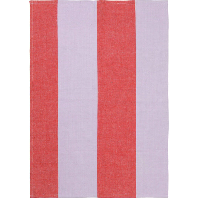 Photo of Hale Tea Towel - Viskestykke - Red/lilac - W50 X H70 Cm