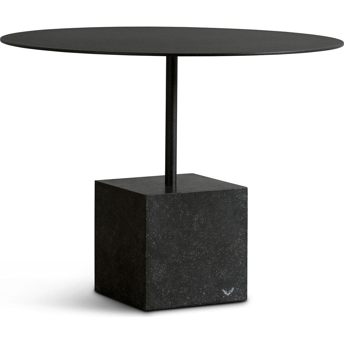 Knockout Table Square Low Black Marble