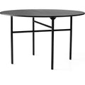 Thumbnail photo of Snaregade Dining Table Ø120, Oak Table Top Black/black - Matbord - Norm Architects