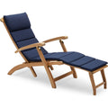 Barriere Deck Chair Cushion Outdoor Textile/marine - Dynor & Kuddar - Skagerak Design Team - Blå