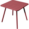 Thumbnail photo of Luxembourg Oven Leg Table 80 x 80 cm, Chile - Matbord Utomhus - Frédéric Sofia - Röd - Metall