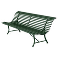 Thumbnail photo of Louisiane Bench 200 cm Cedar Green 02 - Garden Benches - Metal