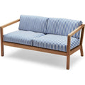 Thumbnail photo of Virkelyst Sofa, Teak, Fossflakes Padding, Outdoor Textile /
