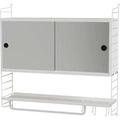 Thumbnail photo of String Metal Shelves - Low Edge 78x20 - White - Shelving